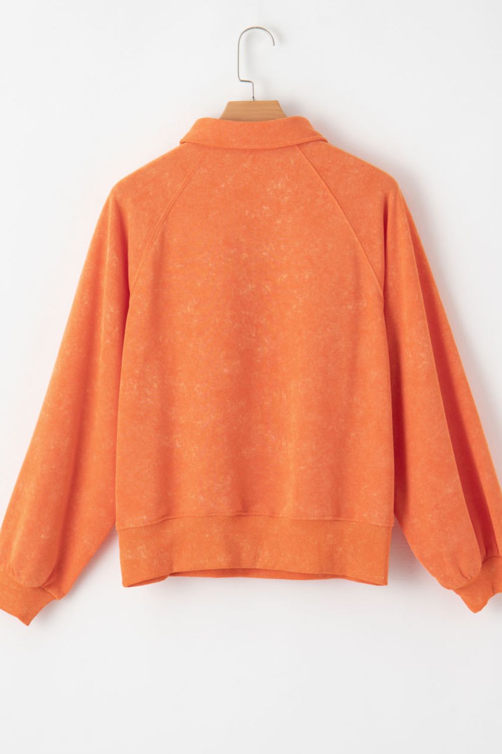 Half Snap Long Sleeve Sweatshirt